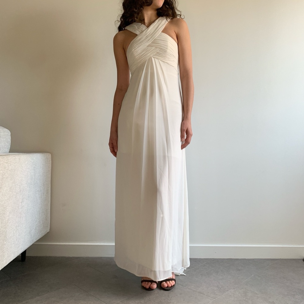 Gorgeous Floor Length Ivory Gown